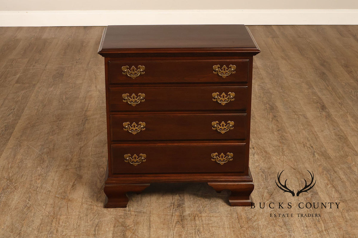 Ethan Allen Georgian Court Cherry Bedside Chest of Drawers
