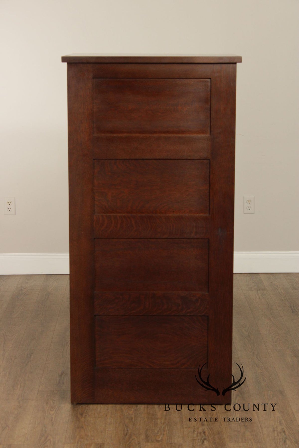 Stickley Mission Collection Oak Four Drawer File Cabinet