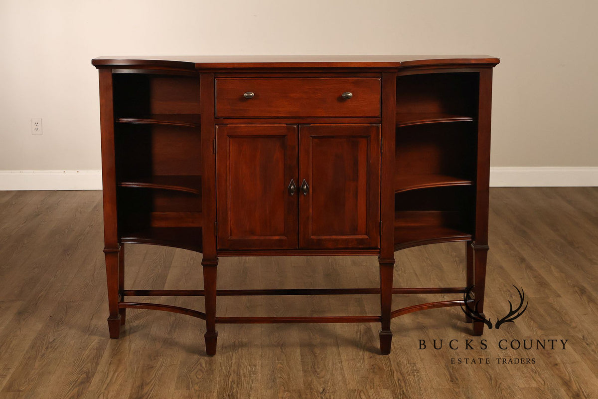 Nichols & Stone Traditional Williamsburg Bowfront Sideboard Server