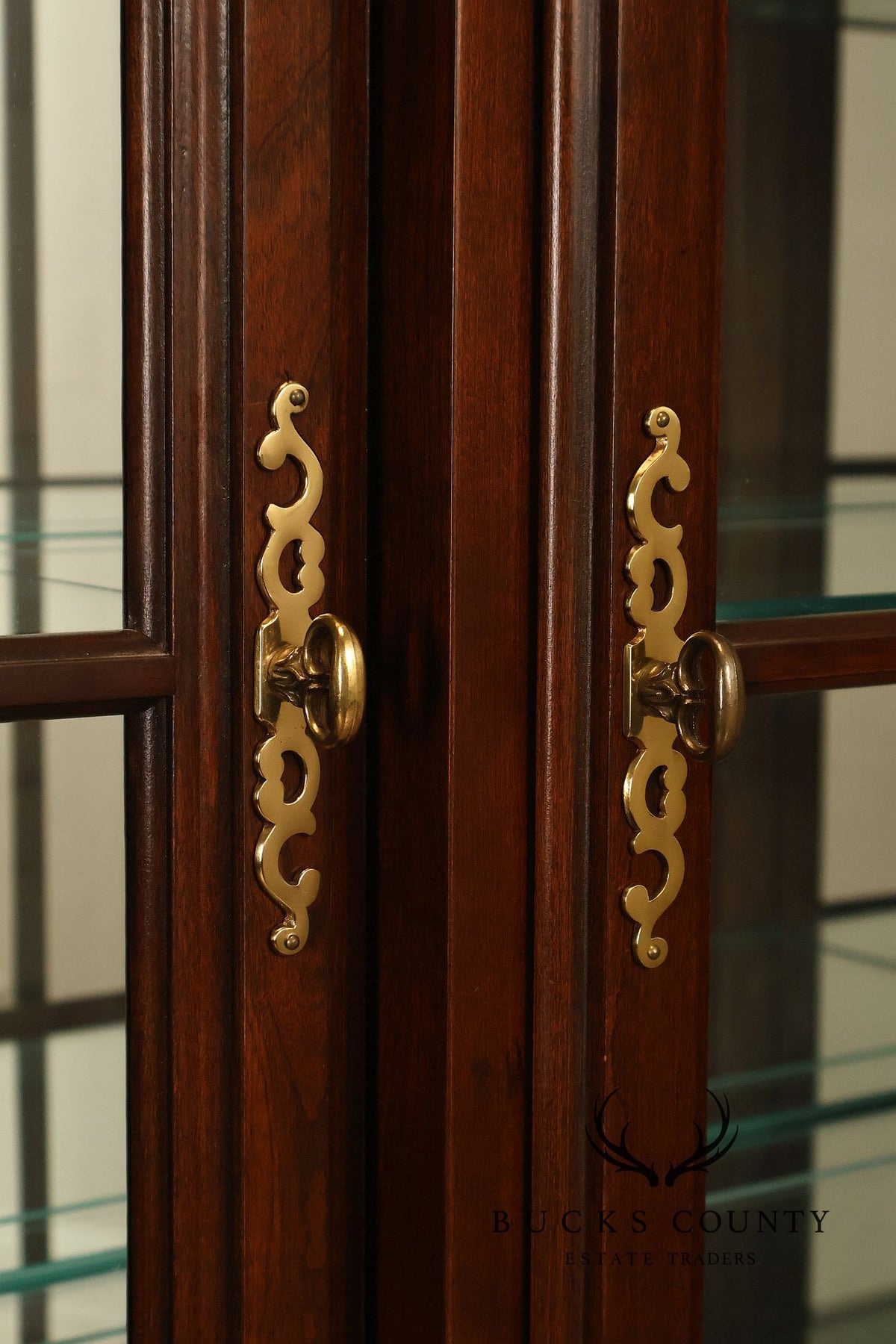 Harden Charleston Collection Cherry Breakfront China Cabinet