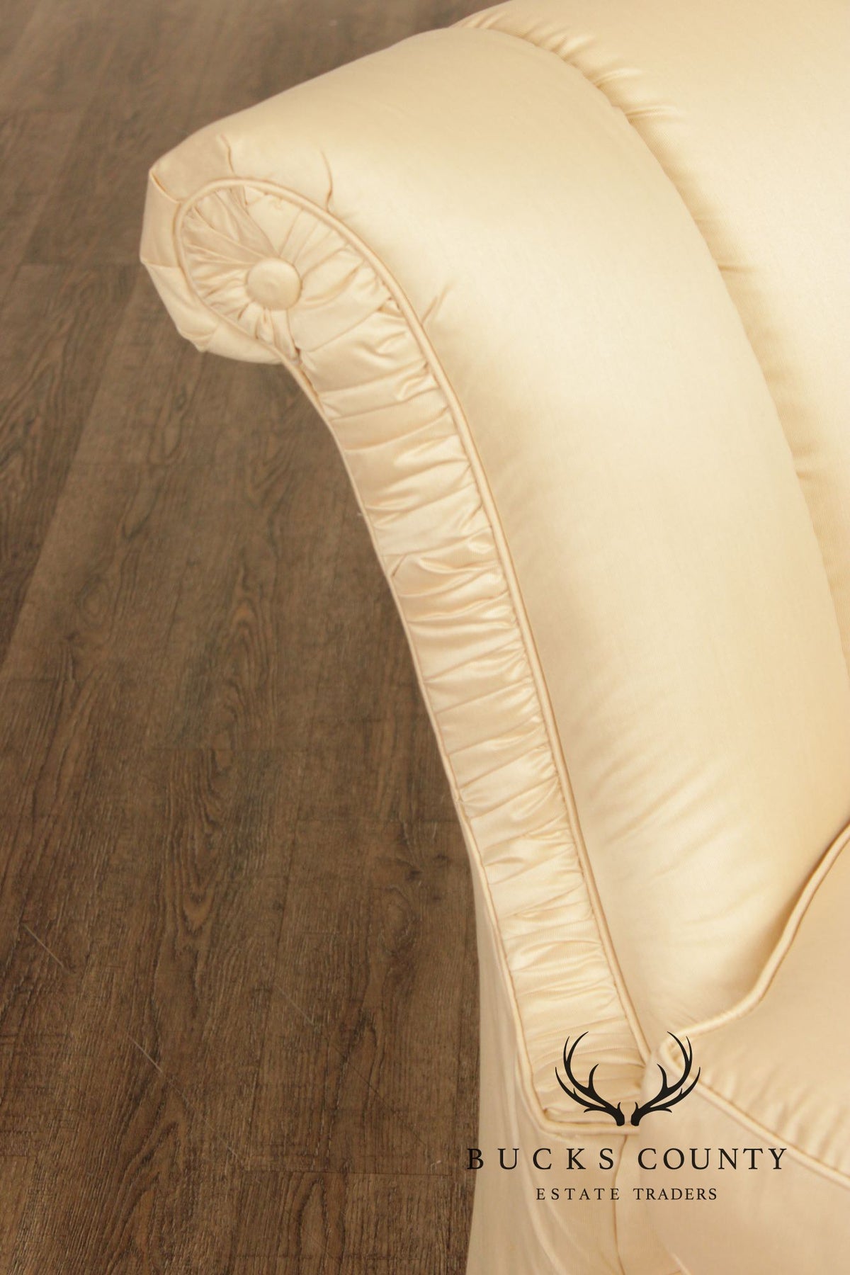 Century Furniture Pair of Upholstered Slipper Chairs