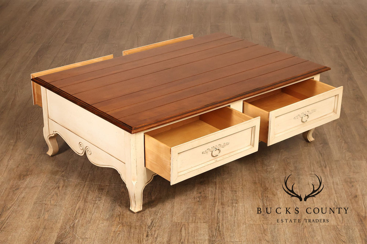 Ethan Allen French Country Style Coffee Table