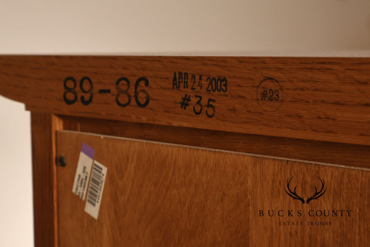 Stickley Mission Collection Oak Tall Case Clock