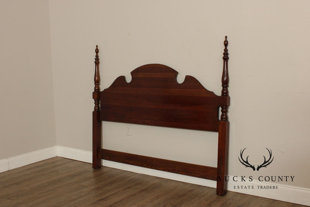 Chippendale Style Cherry Queen Poster Headboard