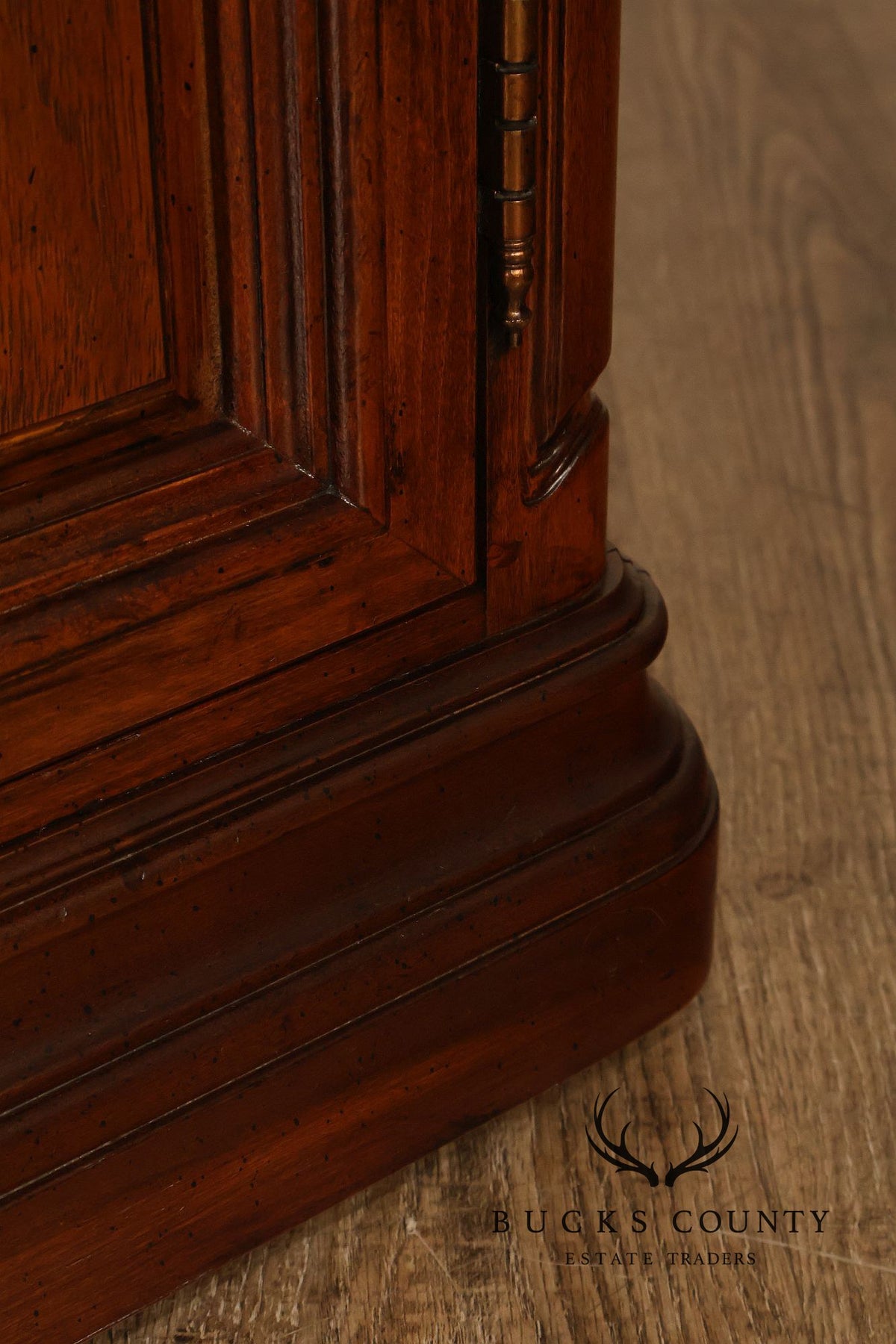 American Drew French Country Style Walnut Flip Top Server