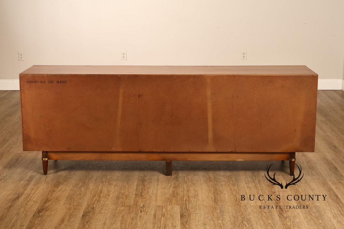 Merton Gershun For American Of Martinsville Mid Century Modern Walnut Lowboy Dresser