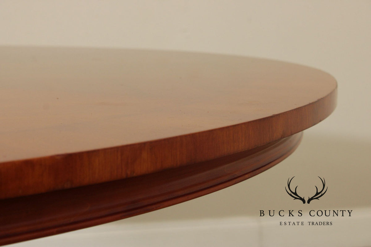 John Widdicomb Round Mahogany Dining Table Designed By Chad Womack