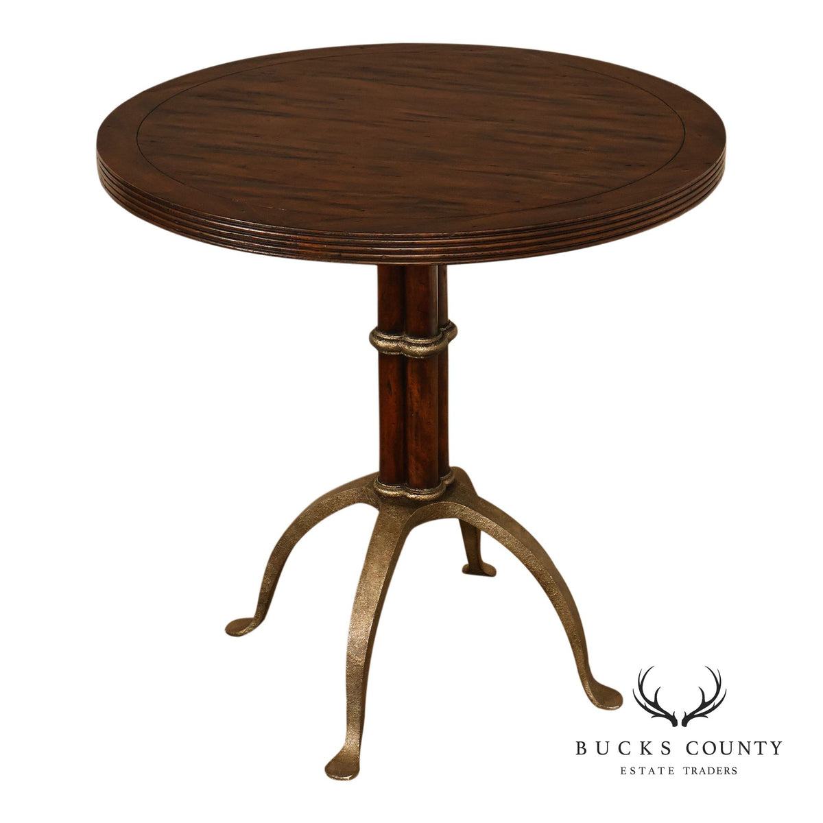 Theodore Alexander 'L'Usine' Round Bistro Accent Table