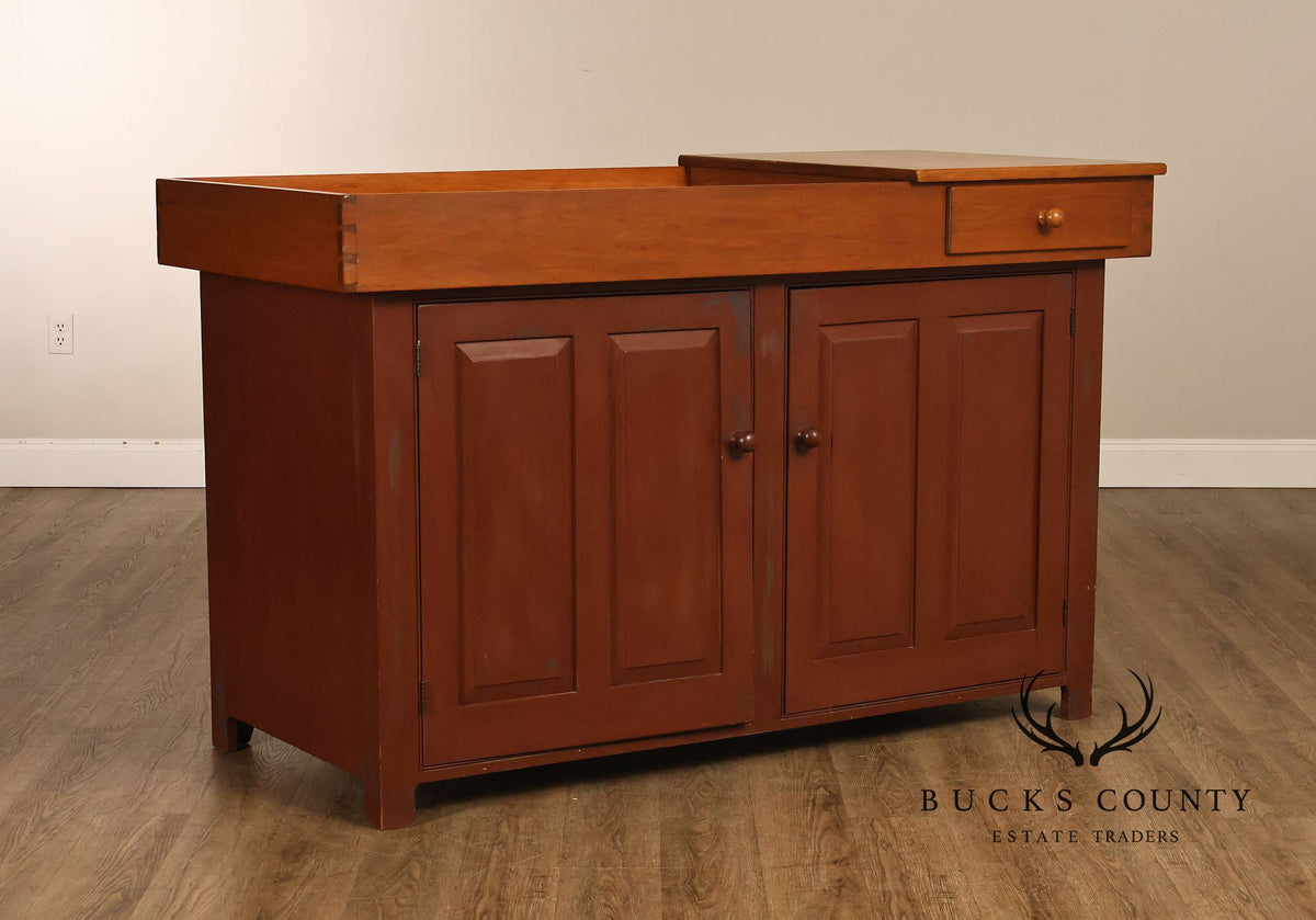 Large Reproduction Dry Sink Made by Wayne Kramer