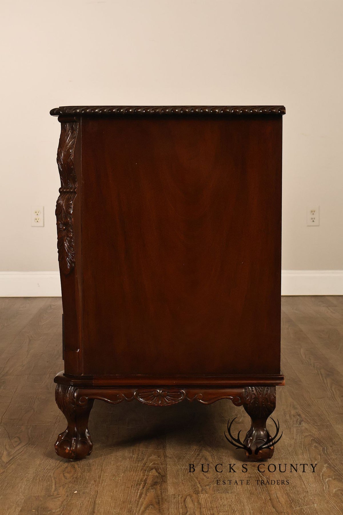 H. Feldenkreis Philadelphia Custom Mahogany Serpentine Front Dresser