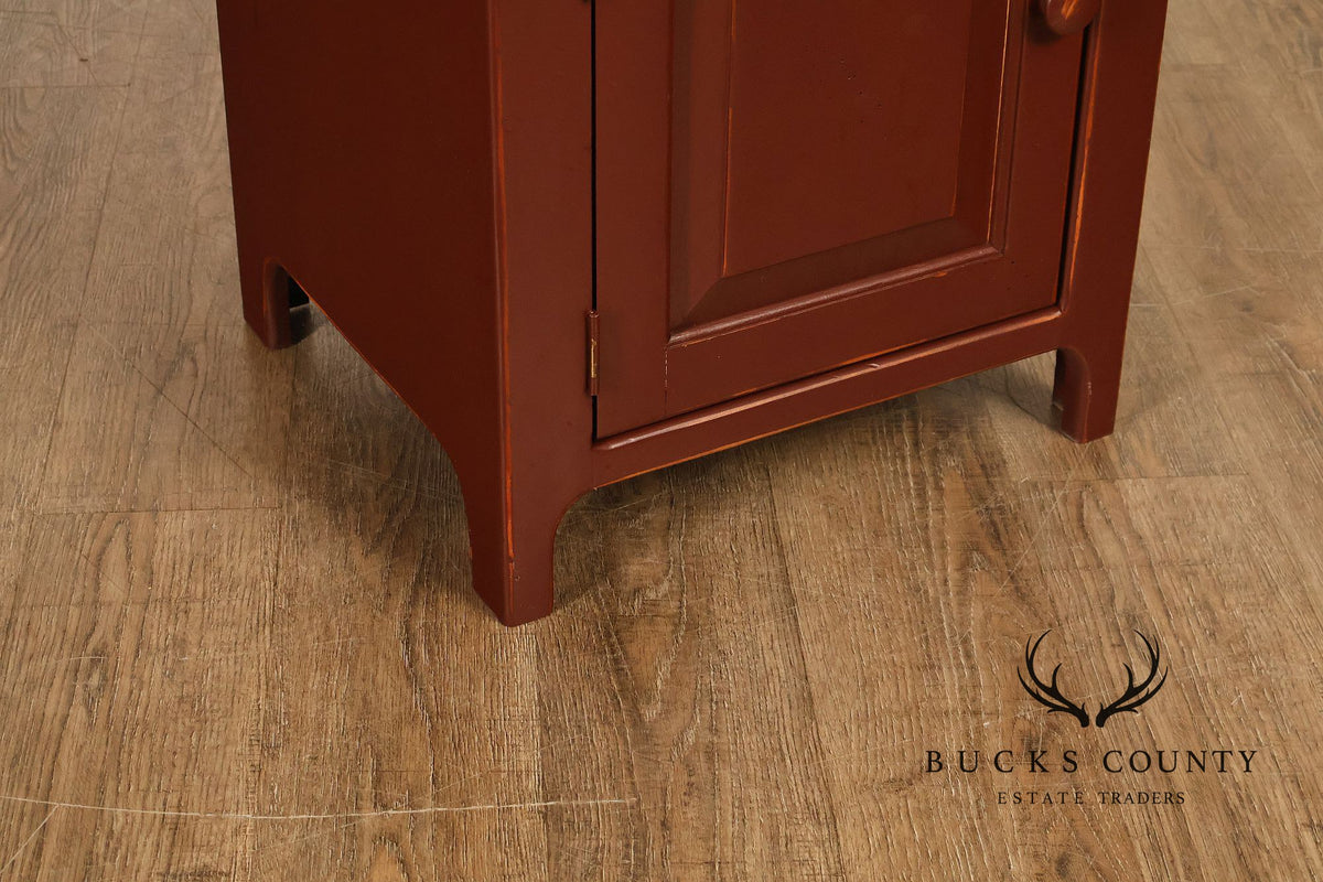 American Heritage Shaker Style Pair of Painted Nightstands
