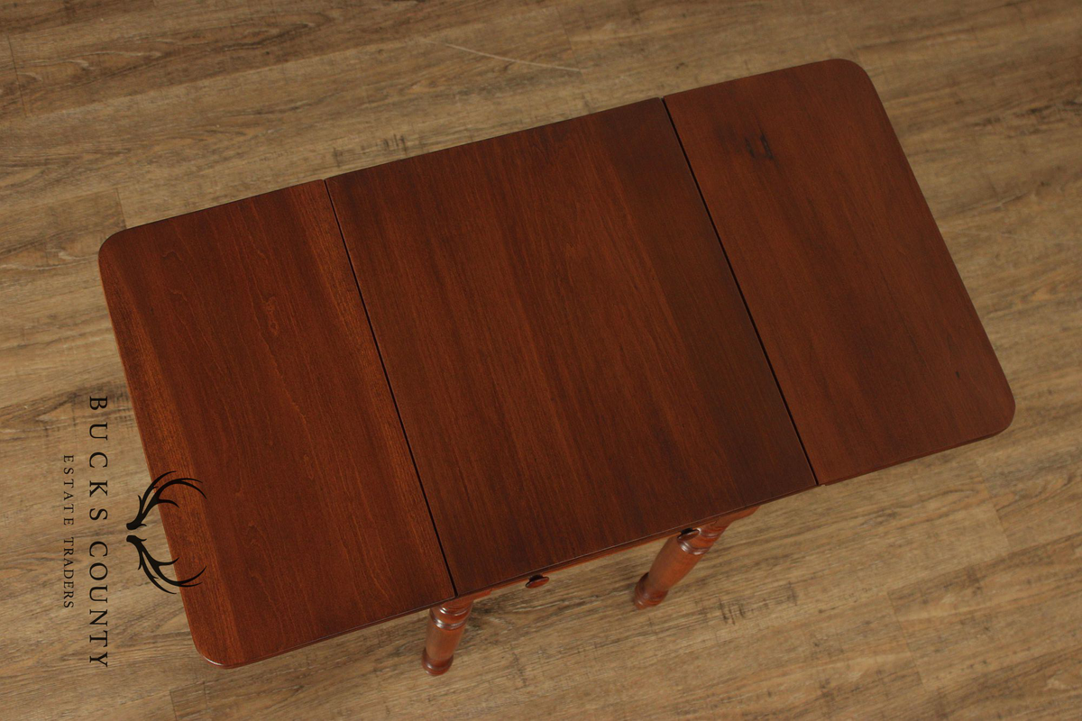 Antique Sheraton Drop-Leaf Pembroke Side Table
