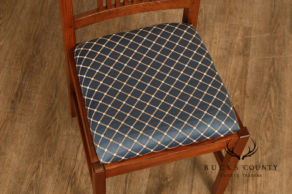Stickley Mission Collection Set Of Eight Dining Chairs