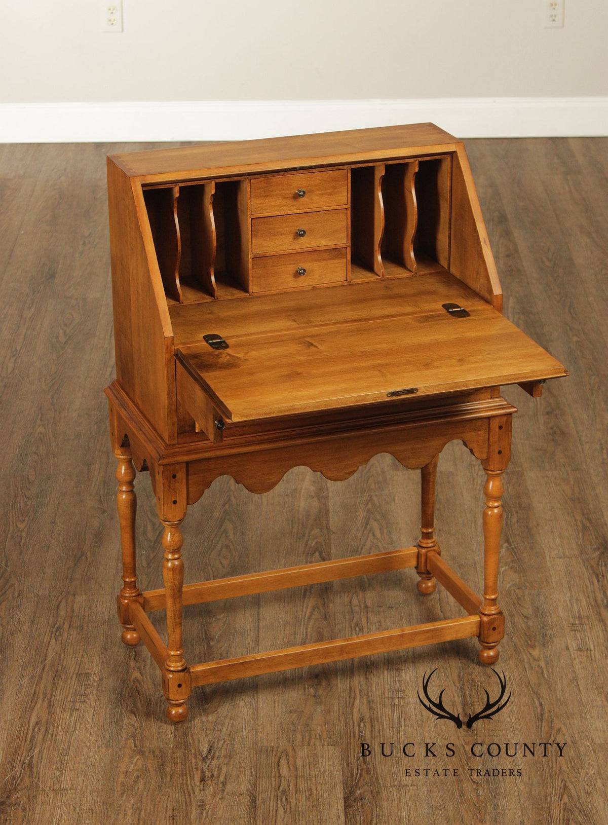 Ethan Allen 'Circa 1776' Maple Slant Front Writing Desk