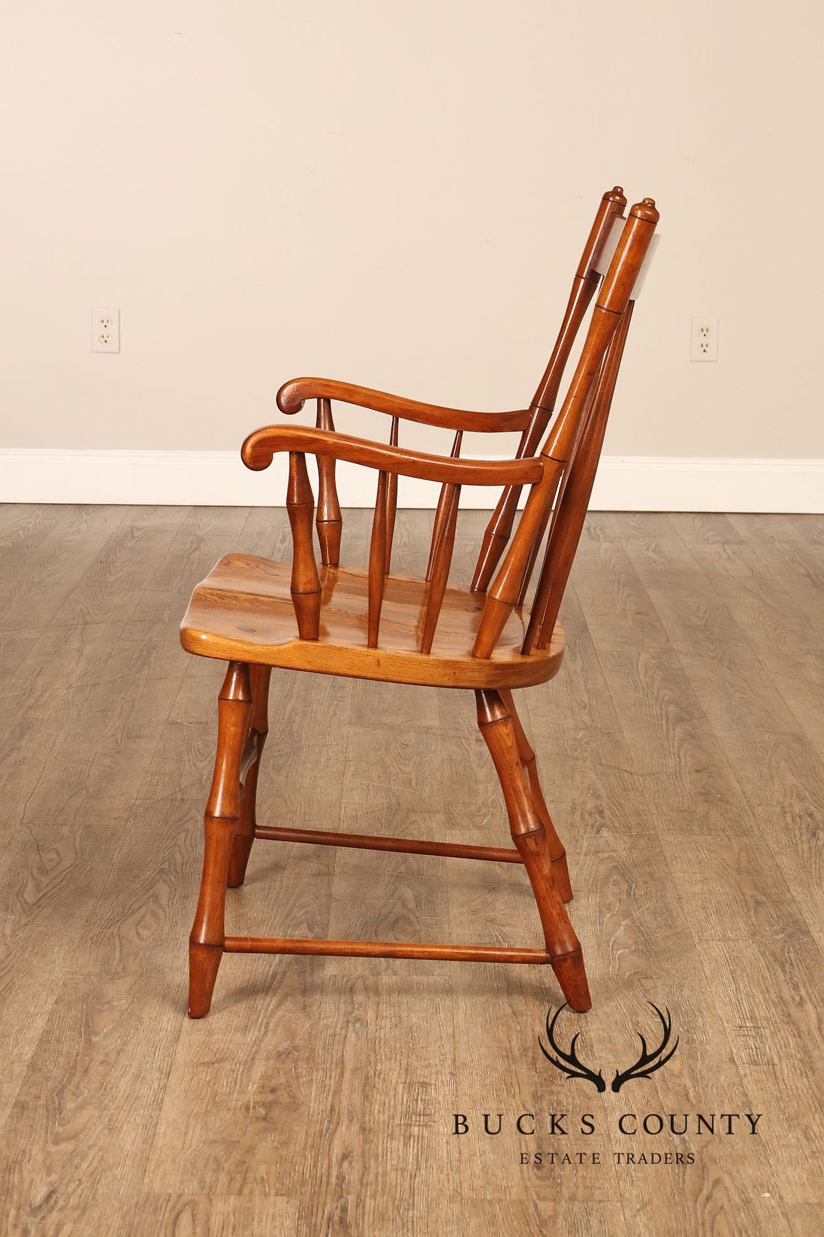 Harden Oak and Cherry Windsor Armchair
