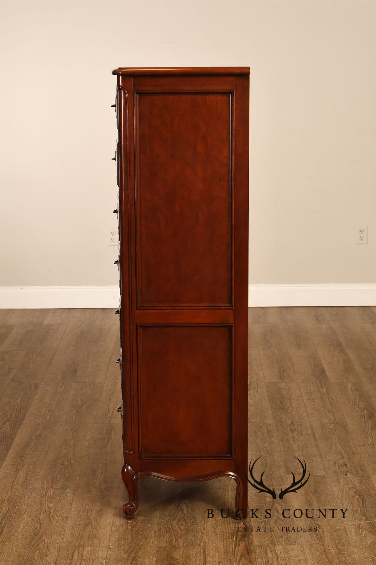 Century Furniture French Louis XV Style Cherry Lingerie Chest