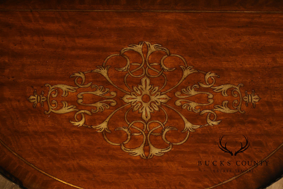 Theodore Alexander Demilune Console Cabinet