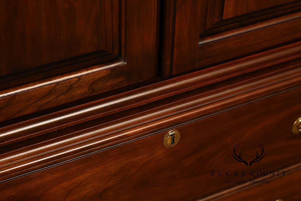 Harden Chippendale Style Cherry Armoire