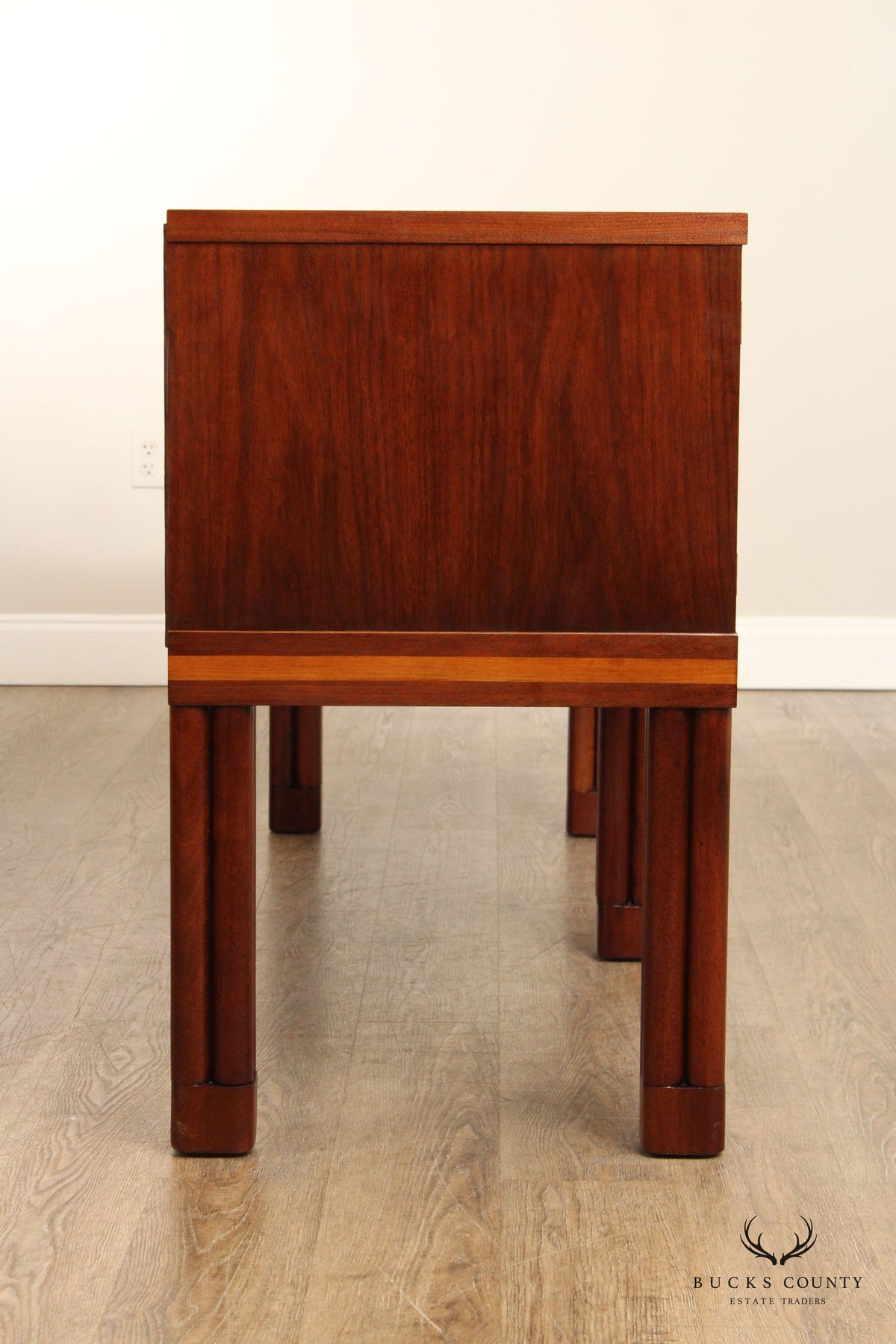 Johnson-Handley-Johnson Mid Century Style Walnut Sideboard Credenza