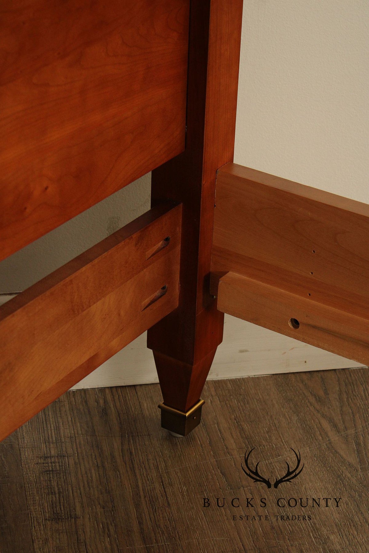 Harden Directoire Style Cherry Sleigh Queen Bed