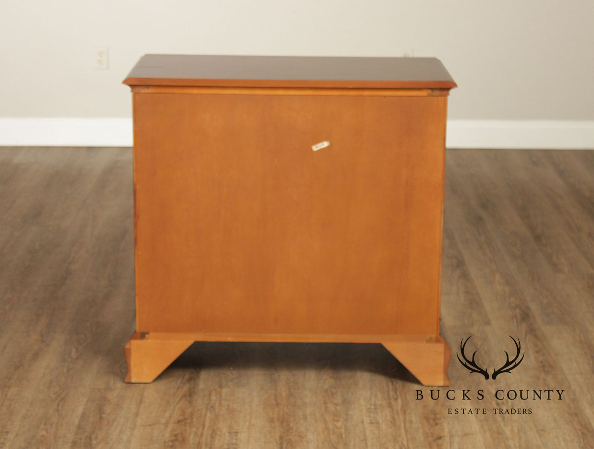 Lineage Chippendale Style Mahogany Blockfront Chest