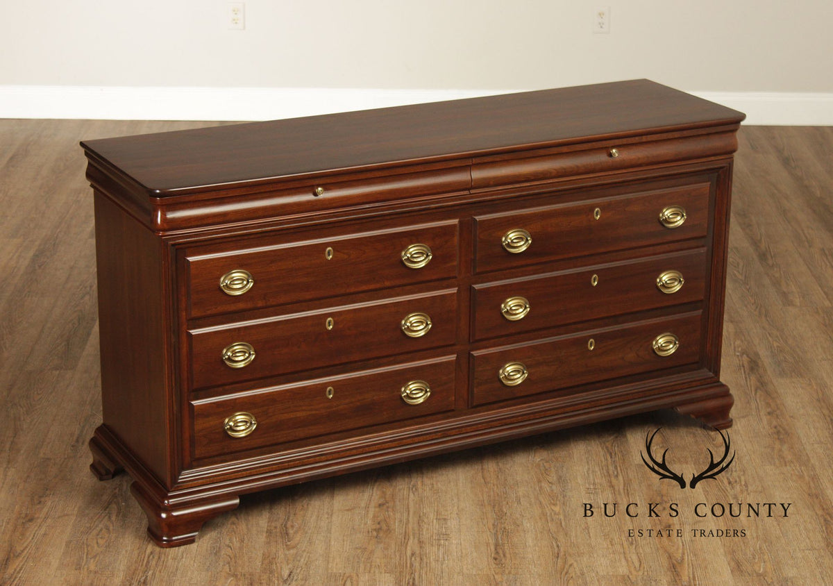 Jamestown Sterling Cherry Double Dresser