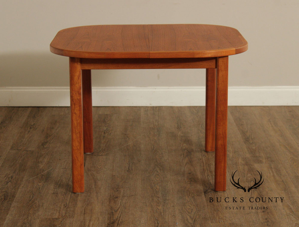 Danish Modern Style Teak Expandable Dining Table