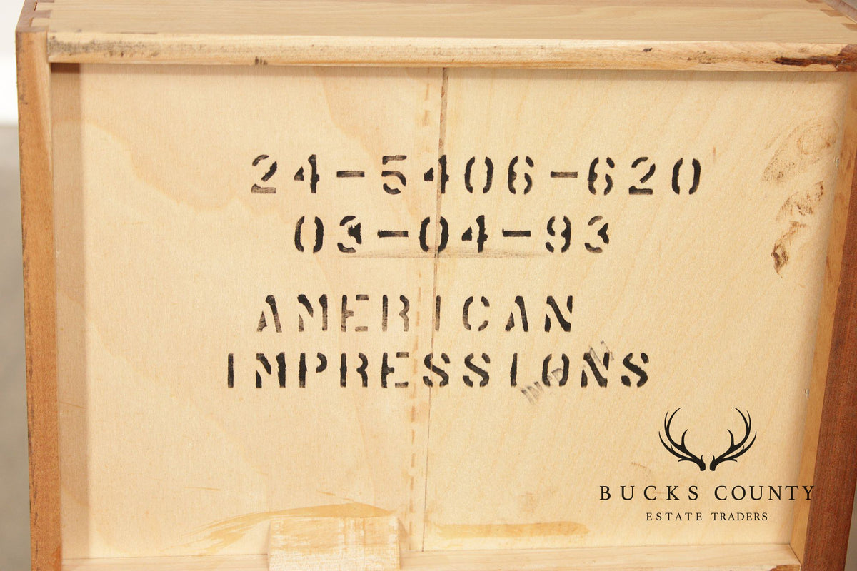Ethan Allen 'American Impressions' Two-Drawer Side Table