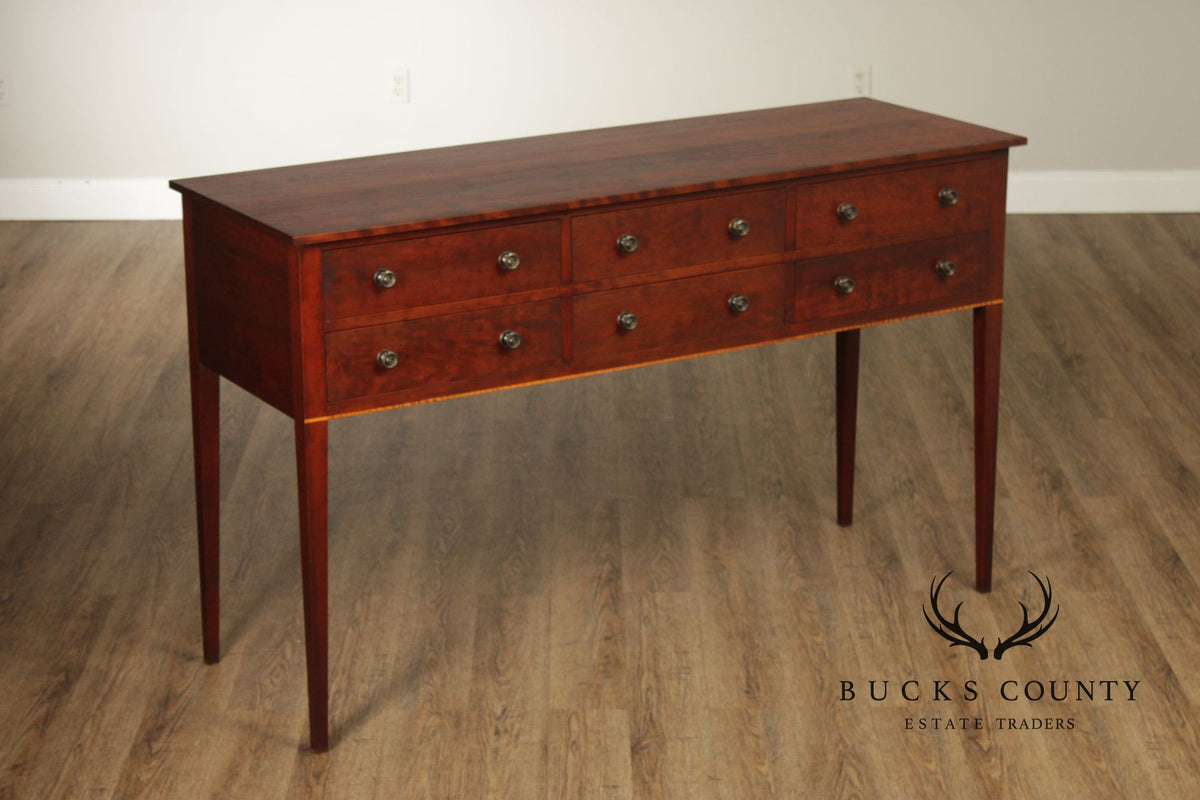 Eldred Wheeler Federal Style Cherry Sideboard