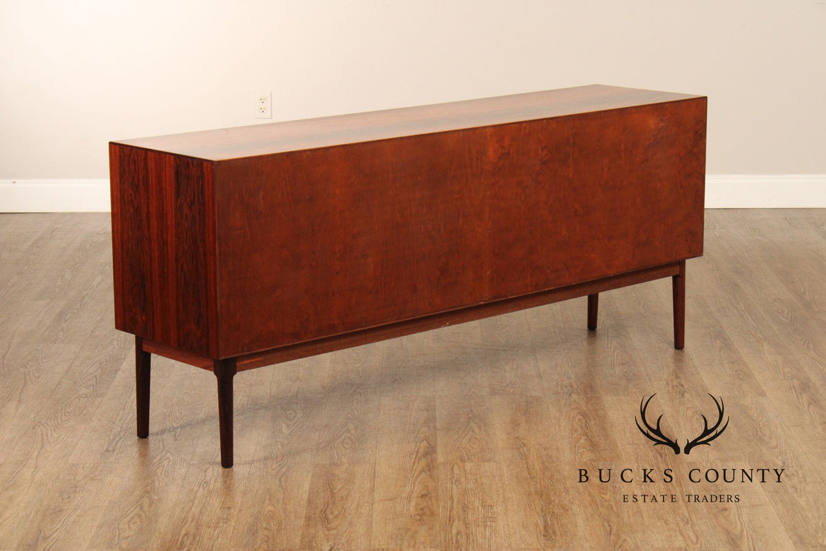 Danish Modern Mid Century Rosewood Sideboard Credenza