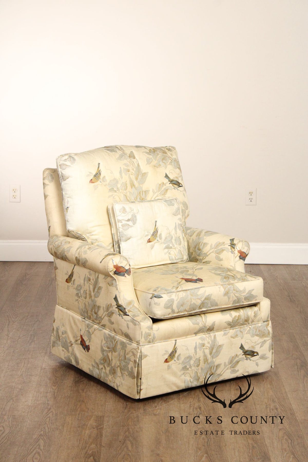 Jessica Charles Custom Upholstered Lounge Rocker
