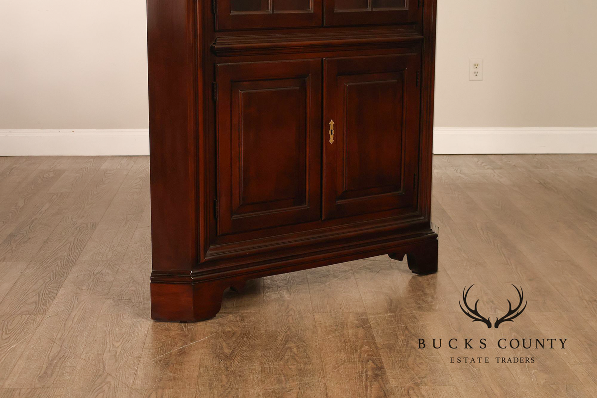 Statton Georgian Style Old Towne Cherry Corner Cabinet