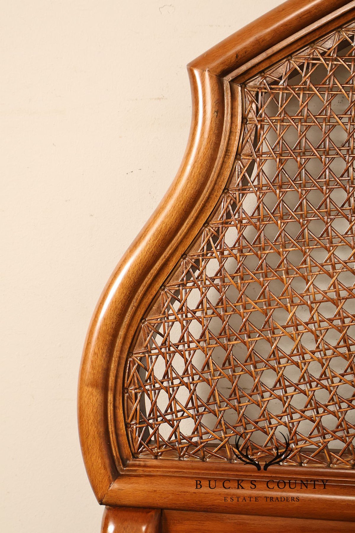 Medea 'Raggio Di Sole' Caned Queen Headboard