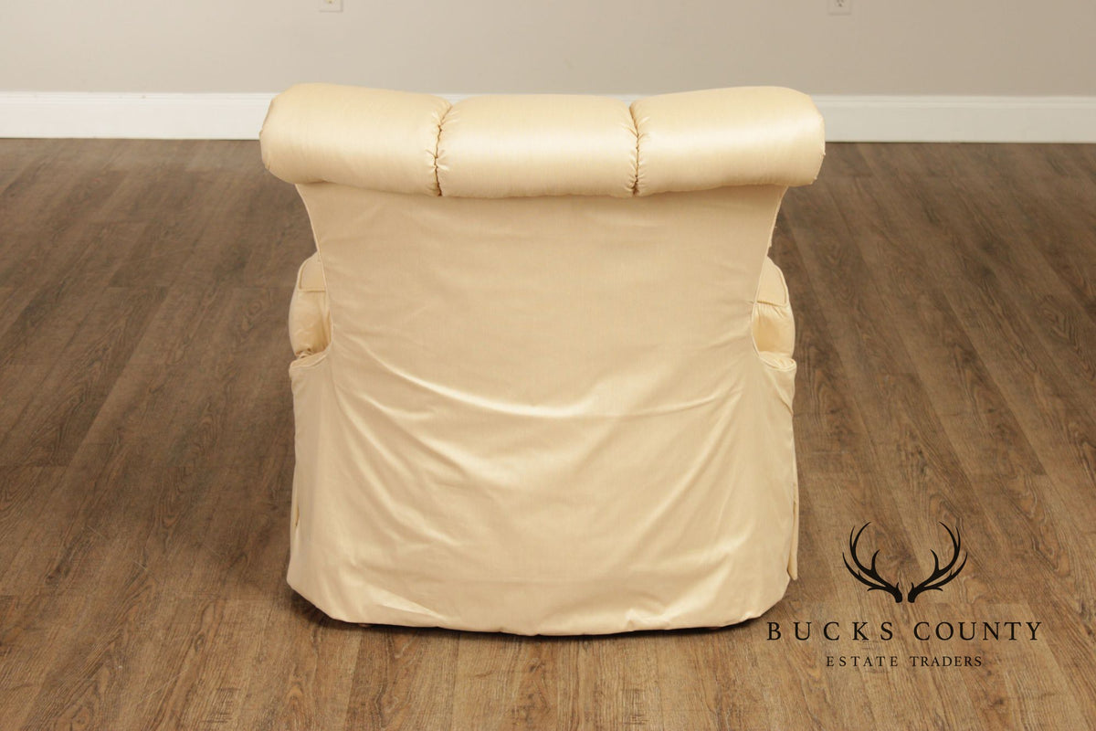 Century Furniture Pair of Upholstered Slipper Chairs