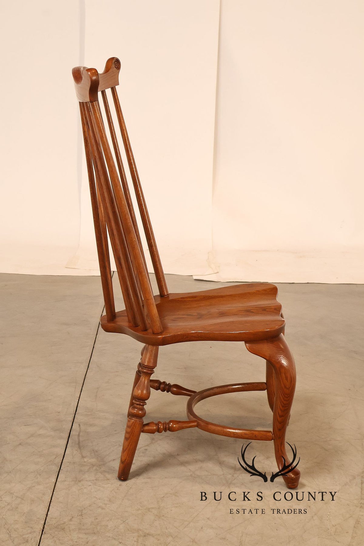 Richardson Brothers Pair Of Welsh Style Oak Side Chairs