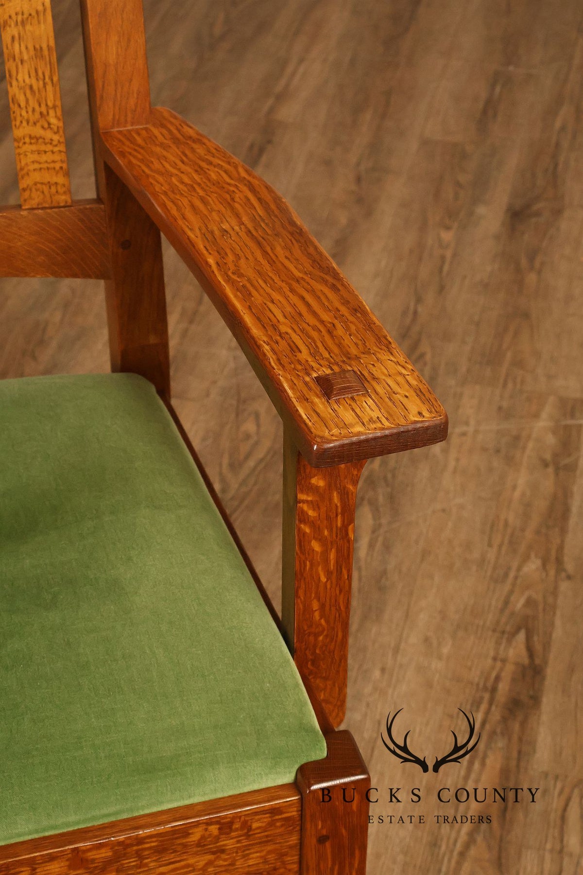 Stickley Mission Collection Set Of 8 Oak Cottage Dining Chairs In 35 Fayetteville Finish