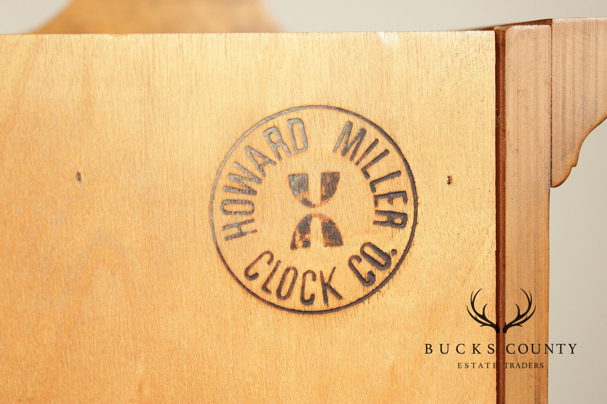 Howard Miller Georgian Style Walnut Grandfather Clock