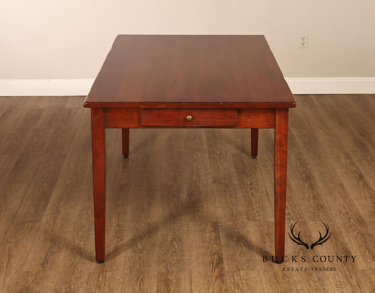 Wright Shaker Style Cherry Dining Table Farmhouse Table