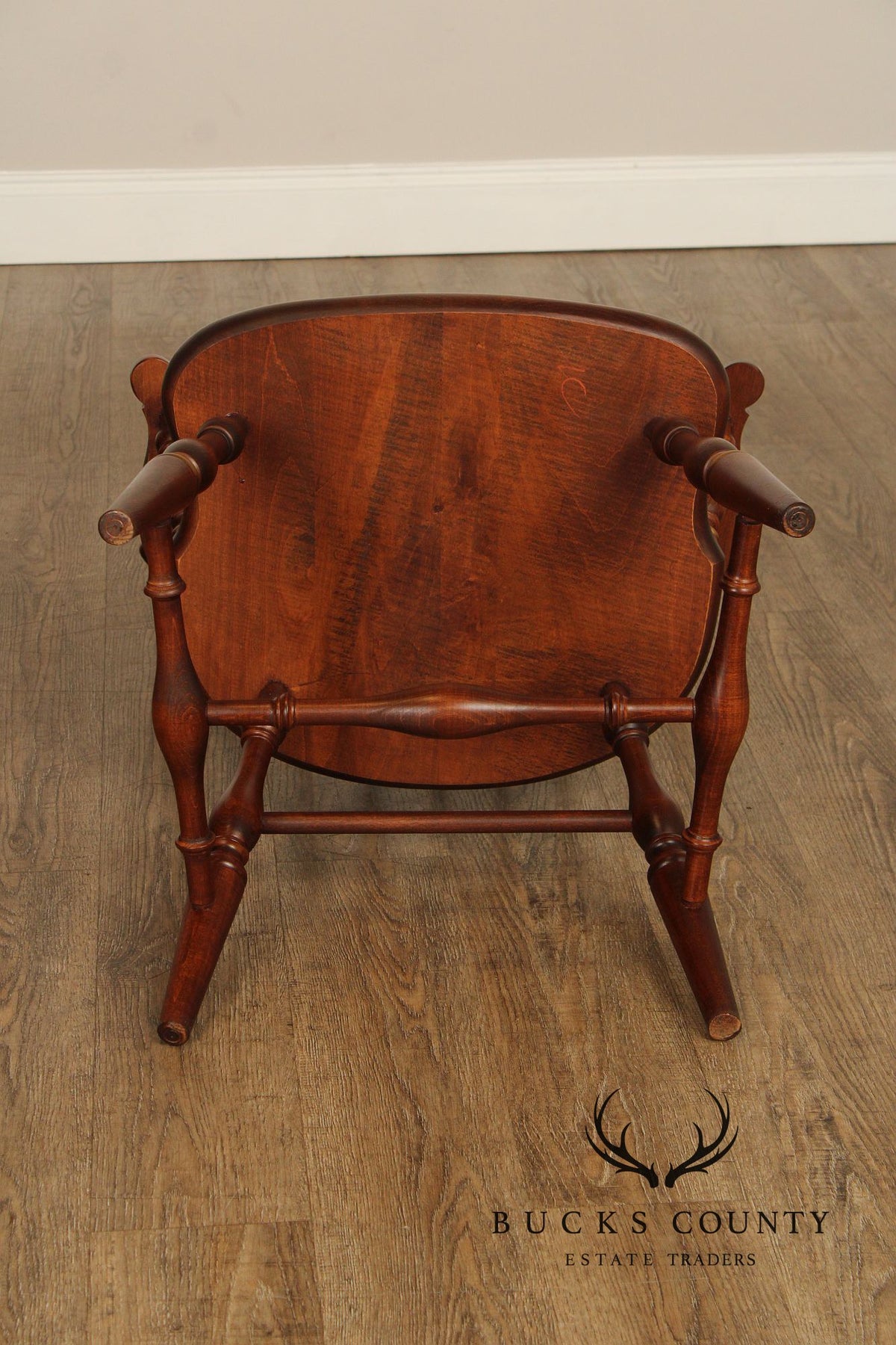 Hitchcock Stencil-Decorated Cherry Windsor Armchair