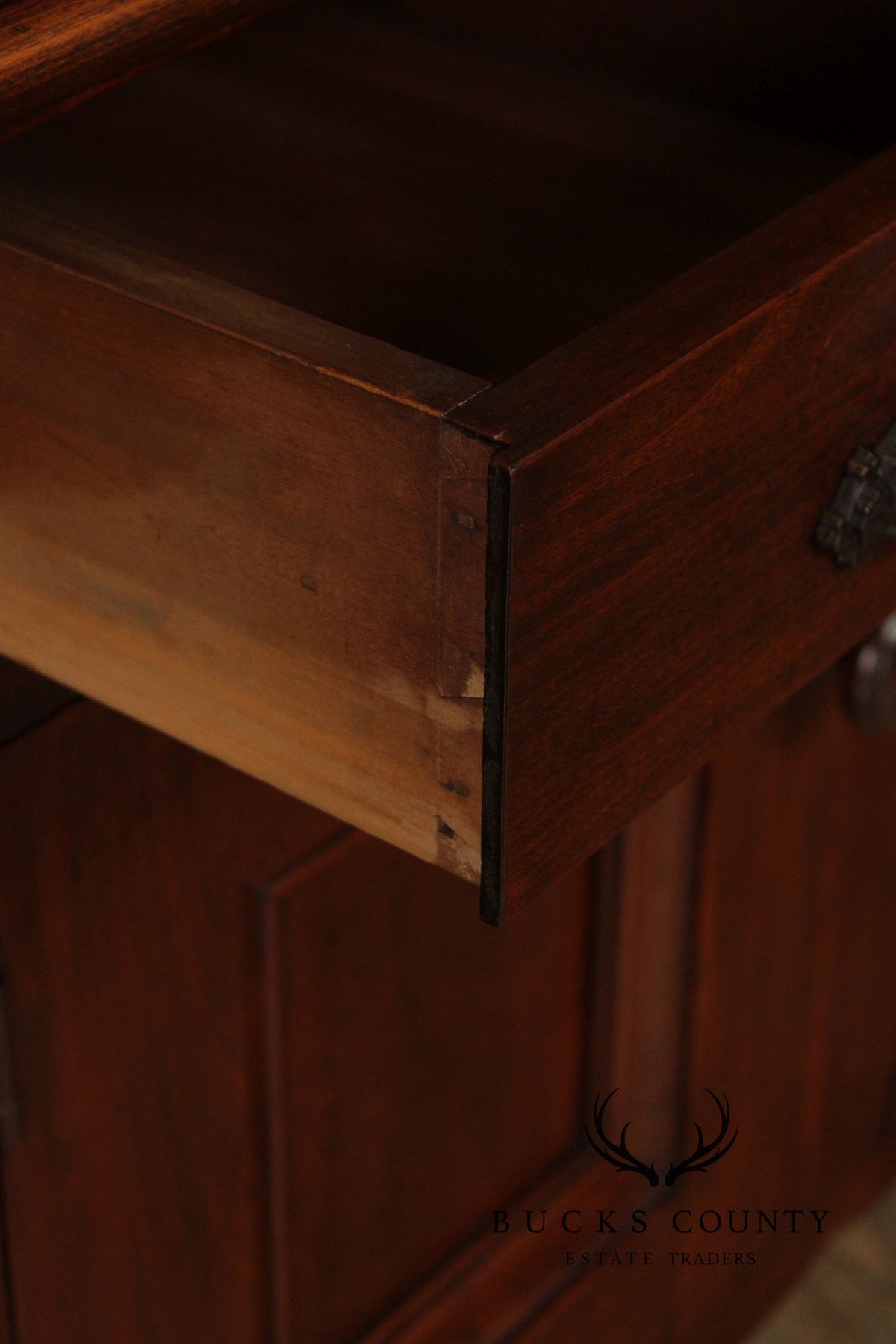 Antique American Country Poplar Dry Sink Cabinet