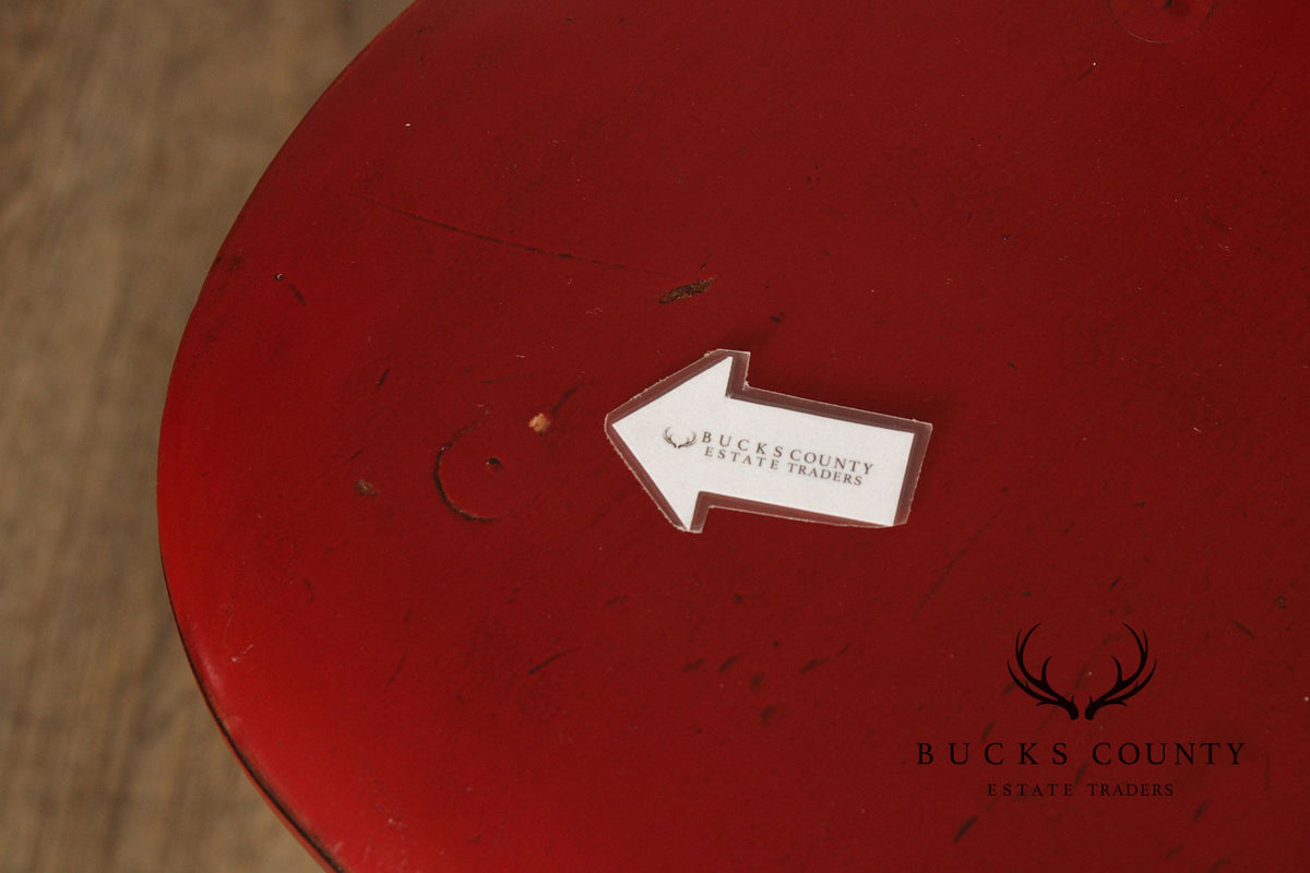 Farmhouse Style Painted Windsor Counter Stool