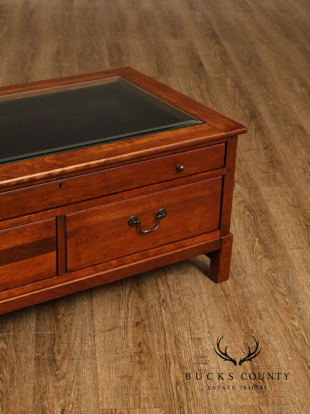 Lexington Bob Timberlake Glass Top Cherry Coffee Table