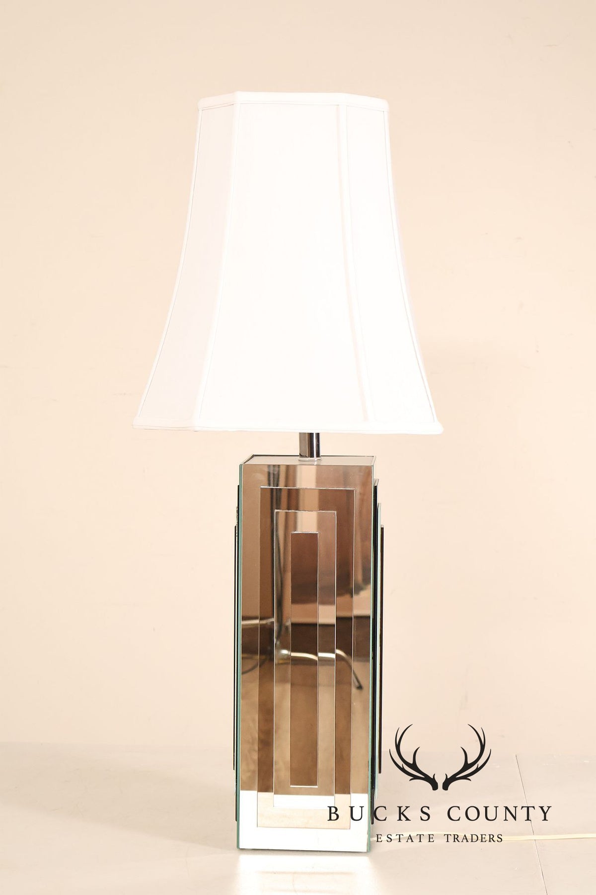 Ello Hollywood Regency Mirrored Table Lamp