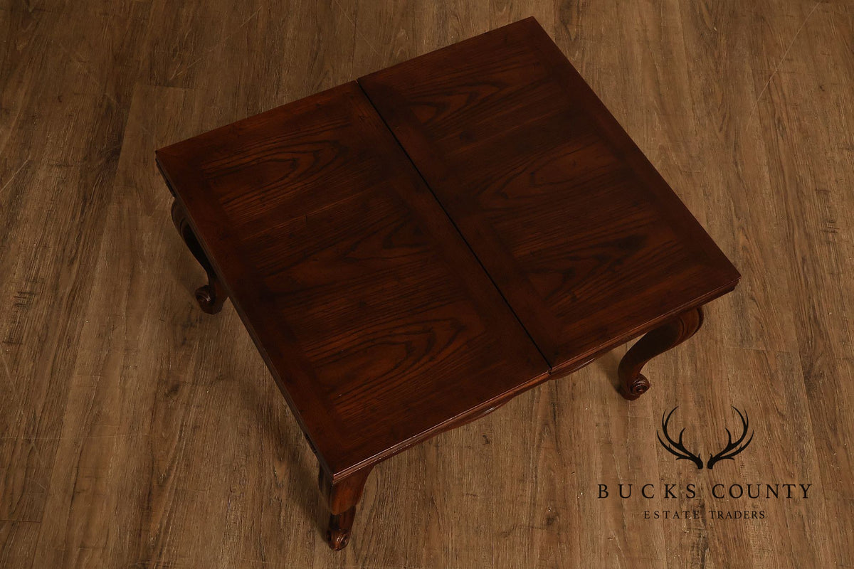 Henredon French Louis XV Style Oak Expanding Coffee Table