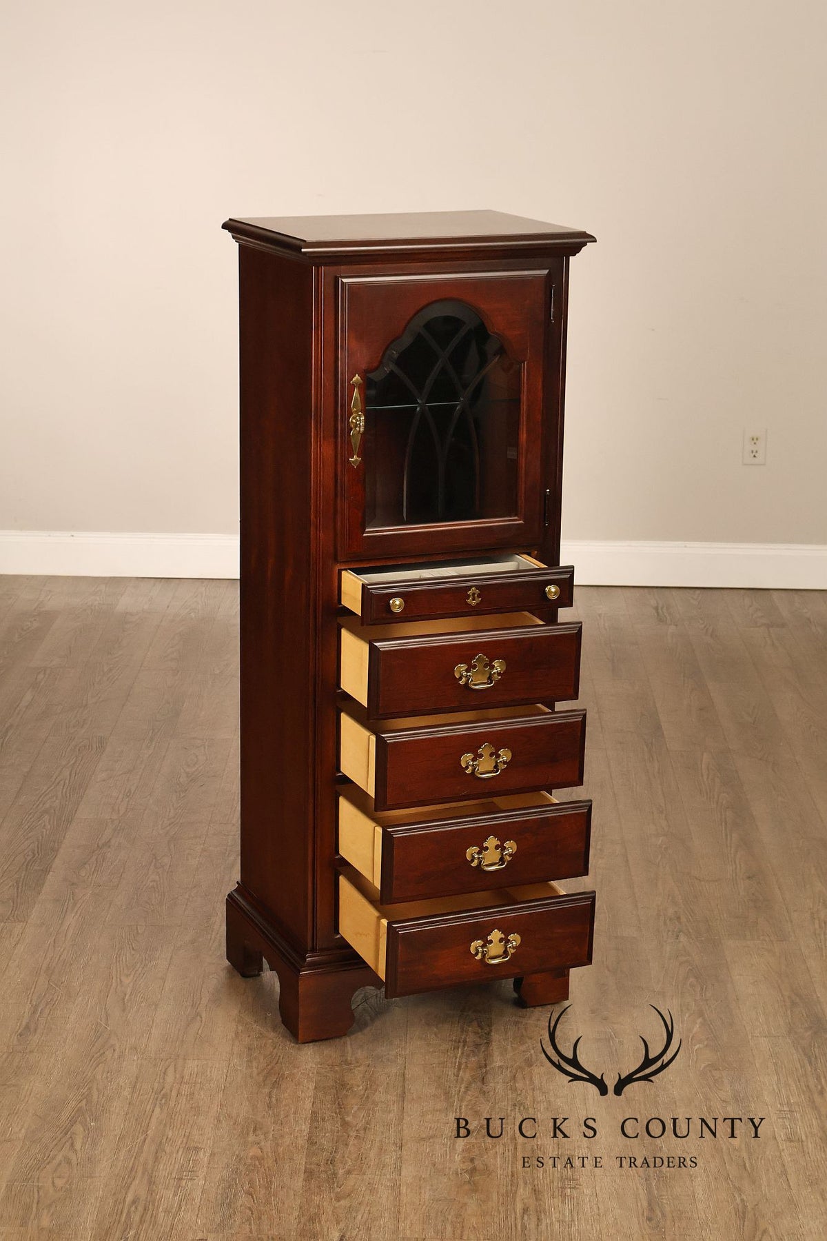 American Drew Cherry Jewelry Cabinet Lingerie Chest