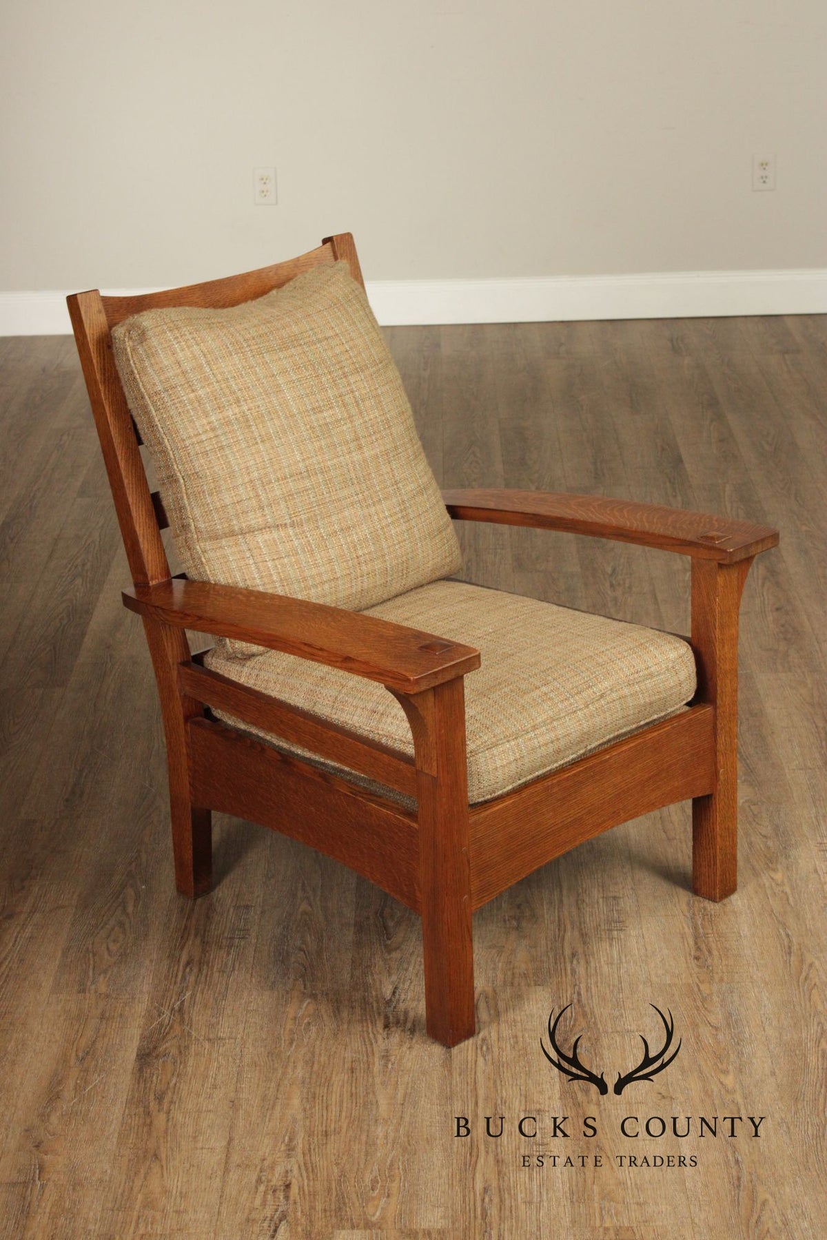 Stickley Mission Collection Oak Lounge Chair