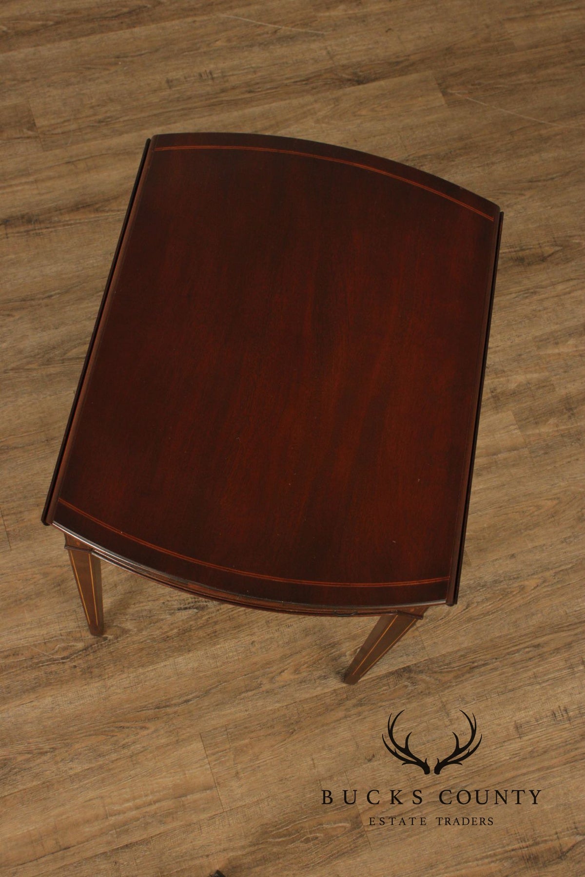 Brandt Federal Style Vintage Pair of Mahogany Pembroke Tables