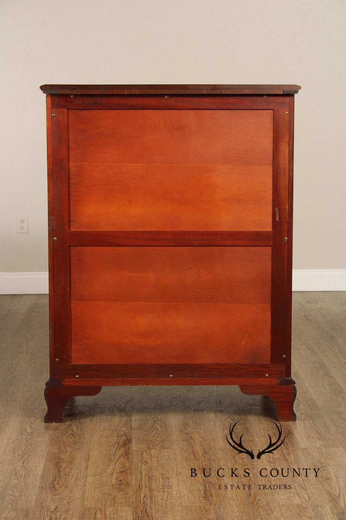 Norris Furniture Chippendale Style Mahogany Tall Chest