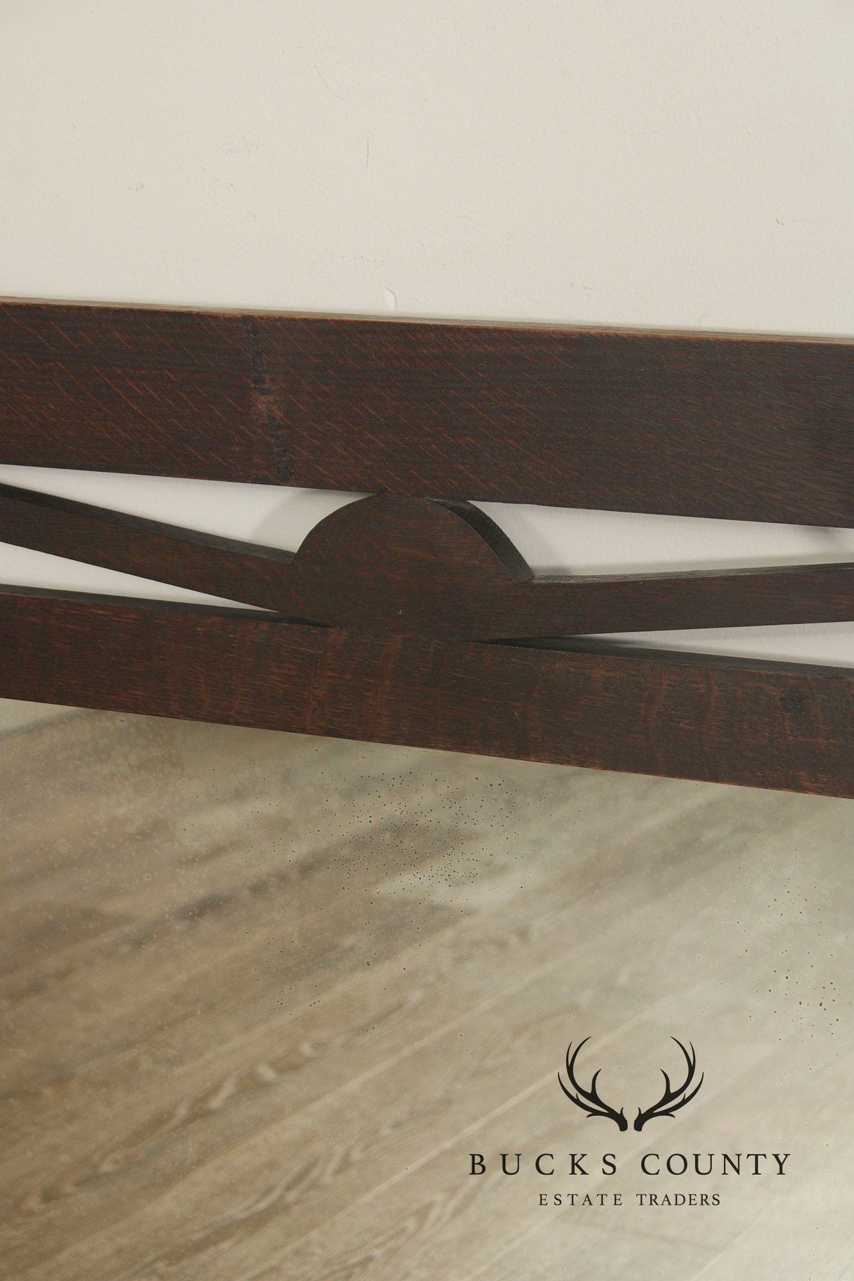 Arts and Crafts Oak Wall Mirror