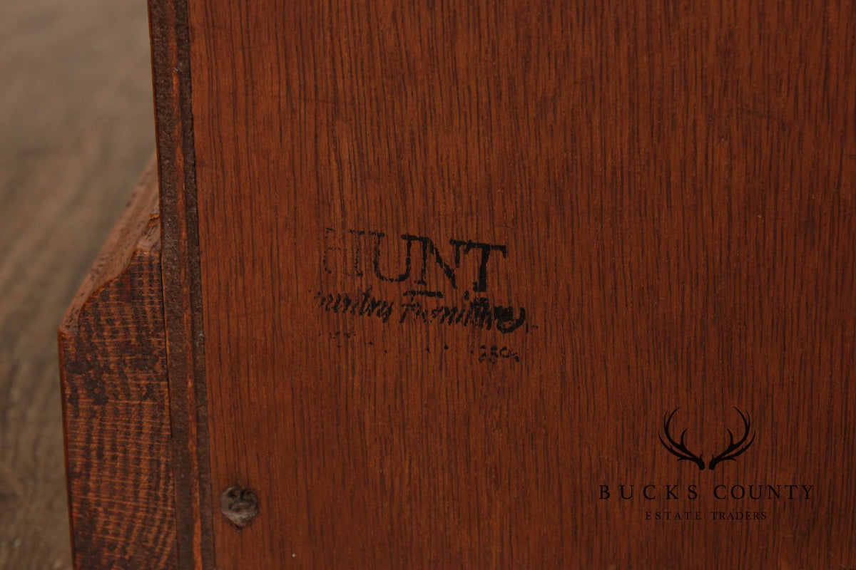 Hunt Country Furniture Pair of Oak Five Drawer Dressers